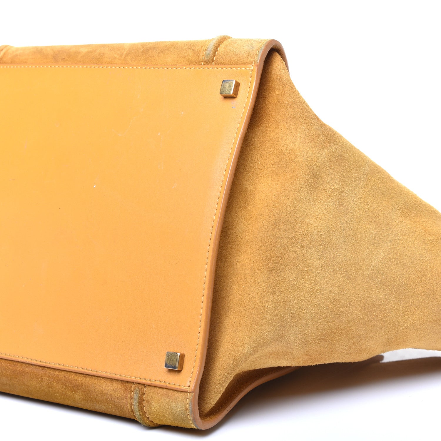 Celine Suede Medium Phantom Luggage Amber 8 of 13
