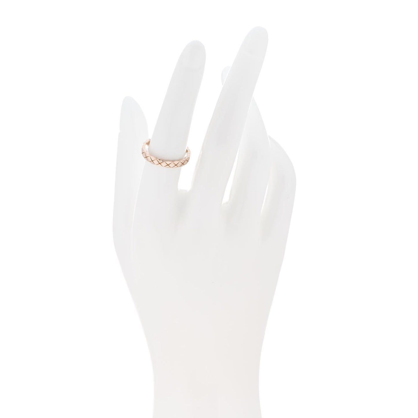 18K Beige Gold Mini Coco Crush Ring 54 6.75