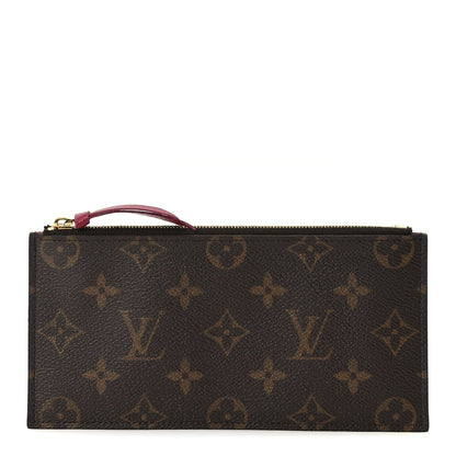 Louis Vuitton Monogram Felicie Chain Wallet Zippered Insert Fuchsia 1 of 7