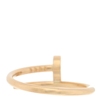 Cartier 18K Yellow Gold Small Juste Un Clou Ring 55 7.25 3 of 5