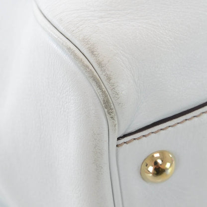 Gucci Leather Britt Large Boston White 5 of 14