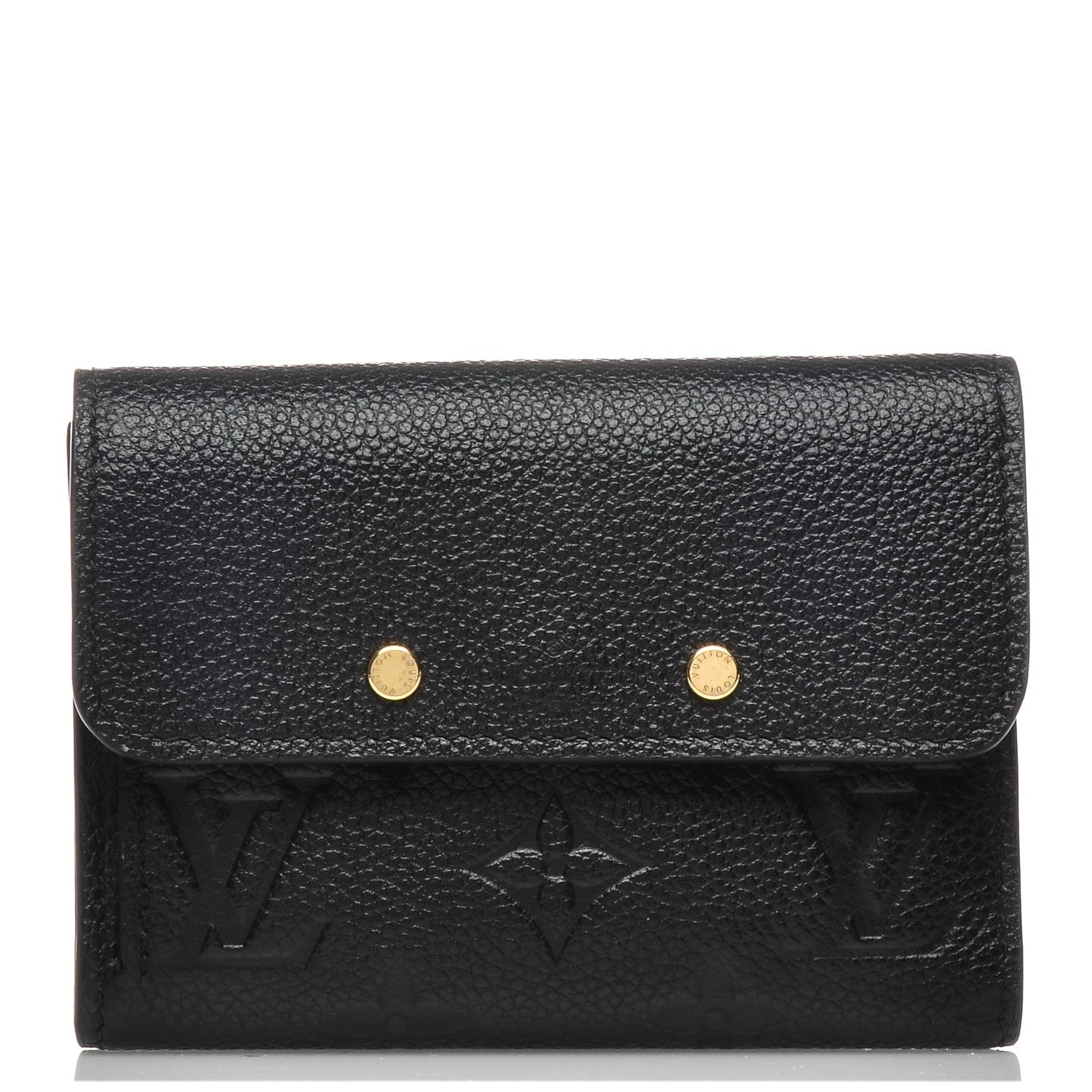 Louis Vuitton Empreinte Pont-Neuf Compact Wallet Black 1 of 6