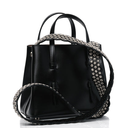 Alaia Calfskin Clou Etoile Strap Mina 20 Bag Black 2 of 5