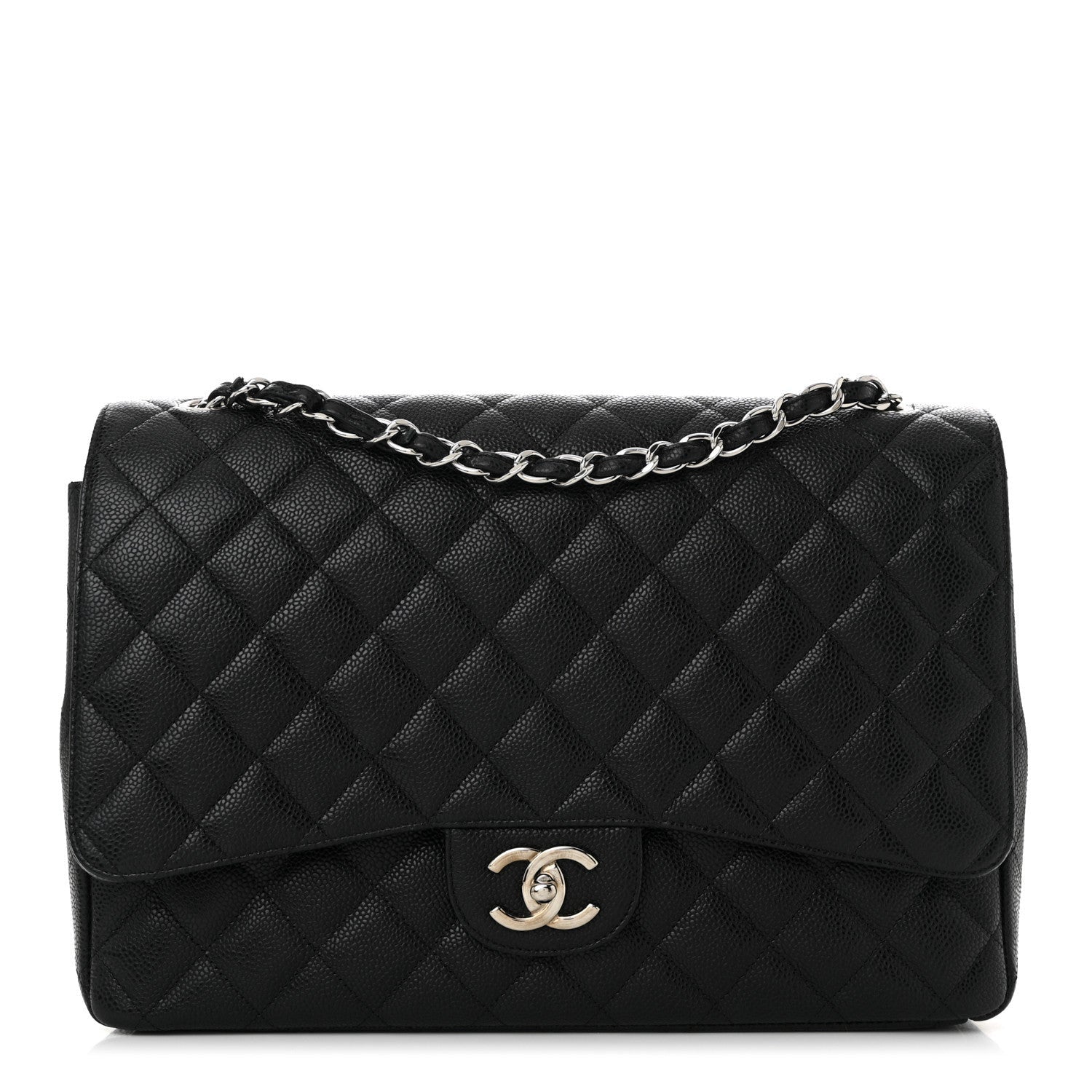 Chanel Caviar Quilted Maxi Double Flap Black 1 of 7