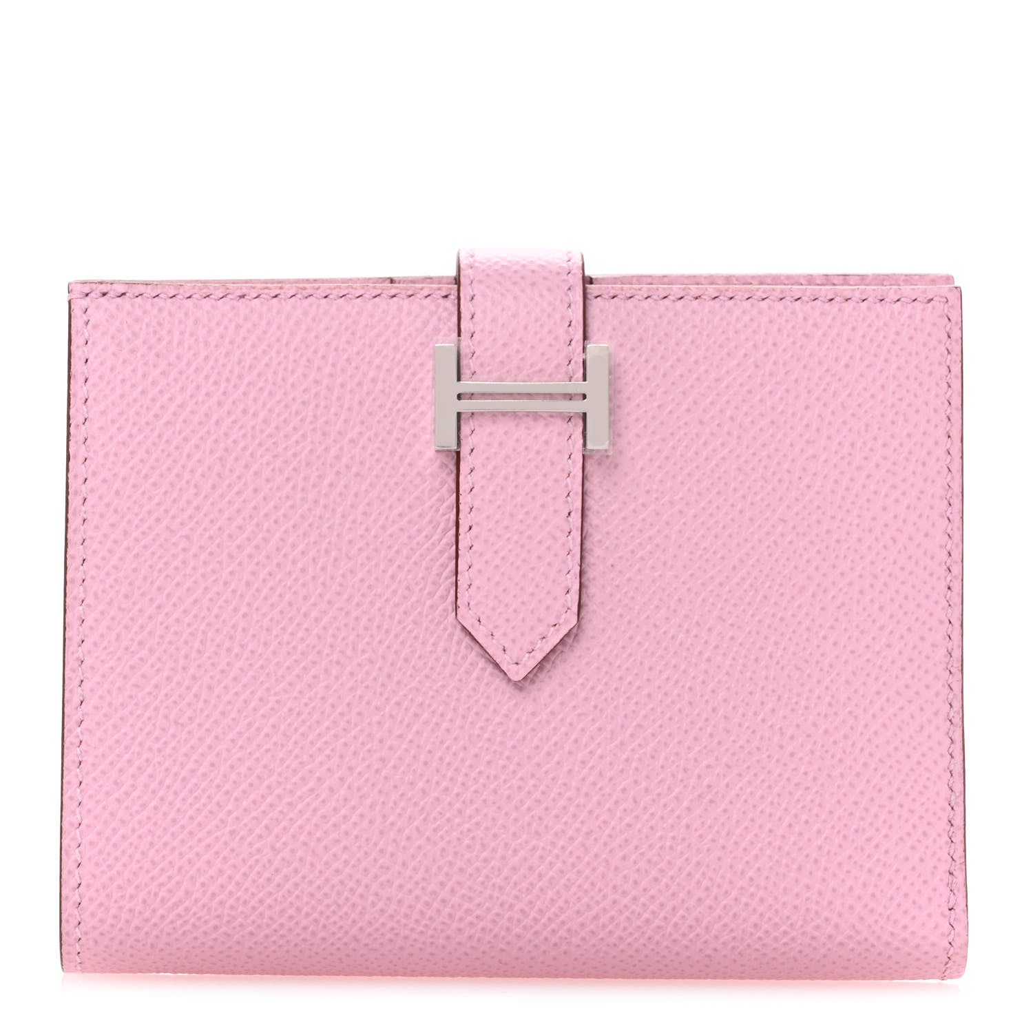 Hermes Epsom Bearn Compact Wallet Mauve Sylvestre 1 of 9