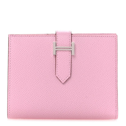 Hermes Epsom Bearn Compact Wallet Mauve Sylvestre 1 of 9