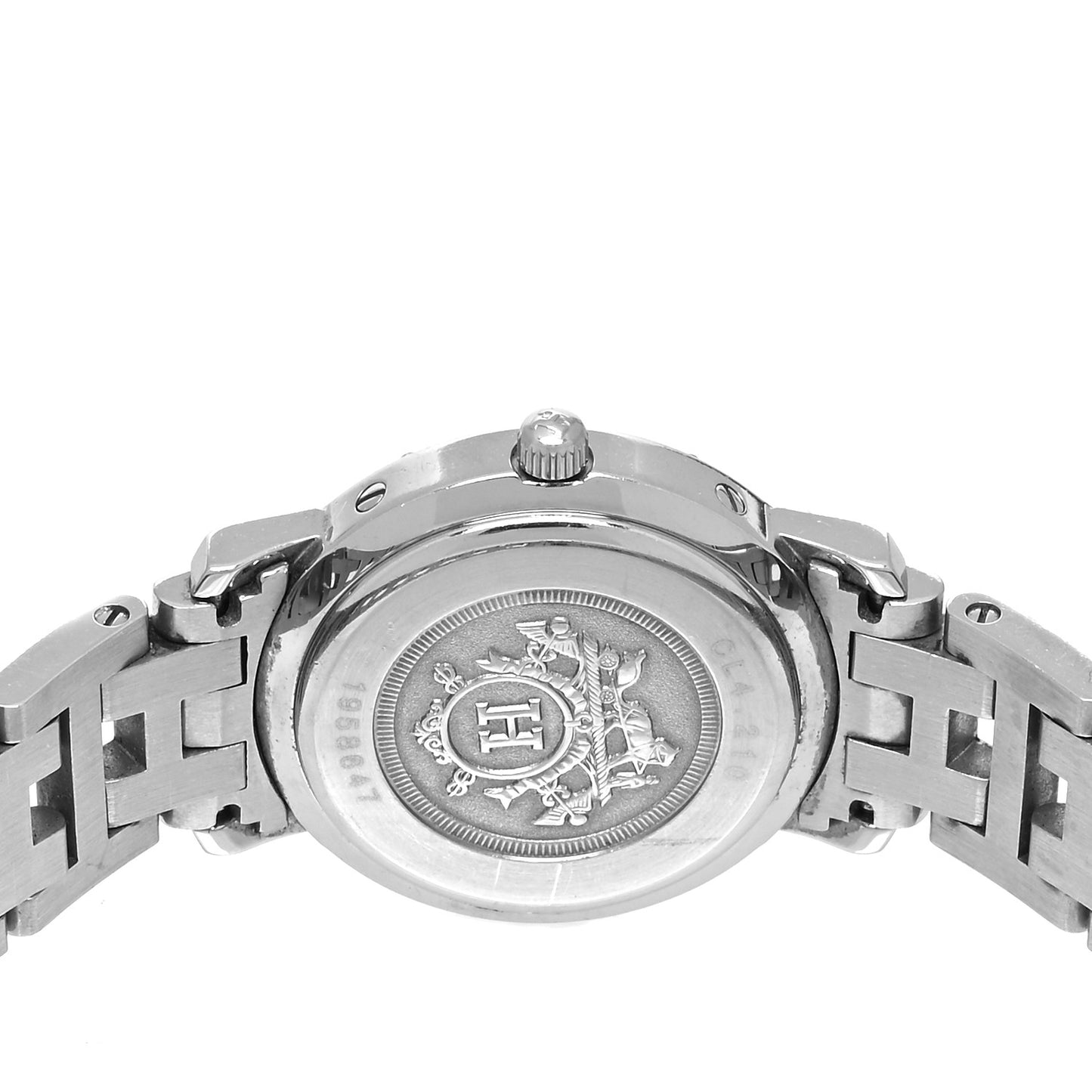 Stainless Steel 24mm Clipper Quartz Watch White