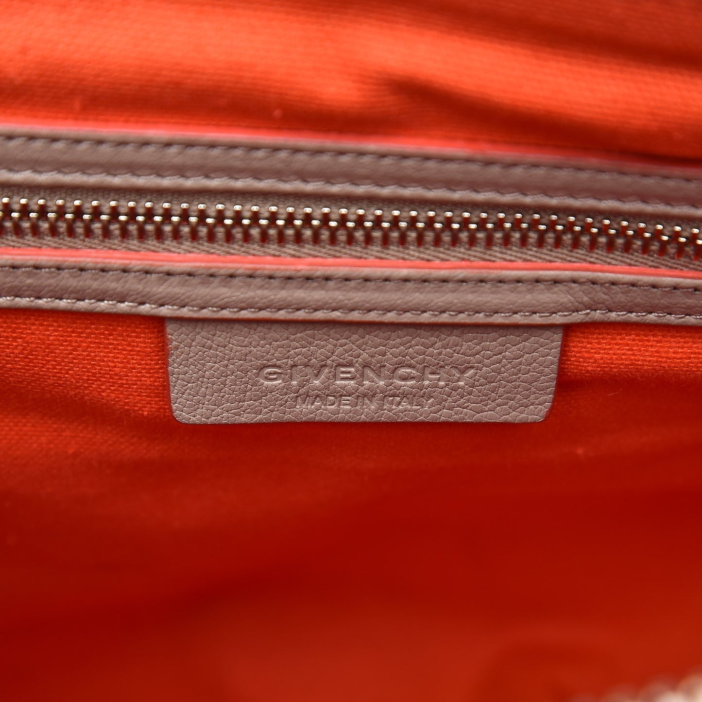 Sugar Goatskin Medium Tri-Color Antigona Taupe Black Orange