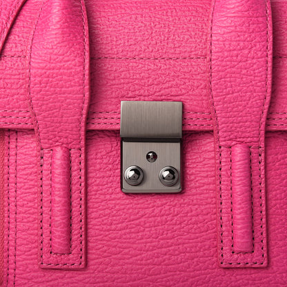 3.1 Phillip Lim Textured Calfskin Mini Pashli Satchel Fuschia 9 of 10