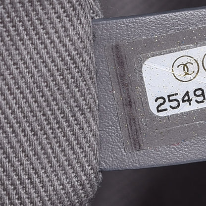 Chanel Canvas Large Double Face Shopping Tote Grey 7 of 7