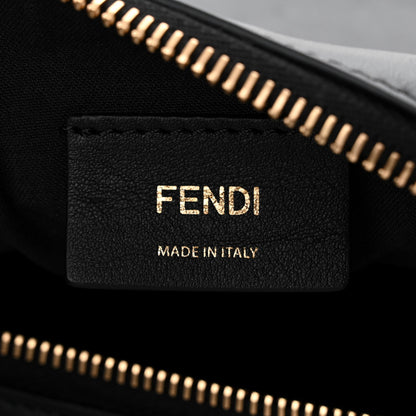 Fendi Vitello Grace Matte Medium Fendigraphy Hobo Bag Black 6 of 10