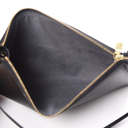 Louis Vuitton Epi Pochette Accessories 24 Black 6 of 7