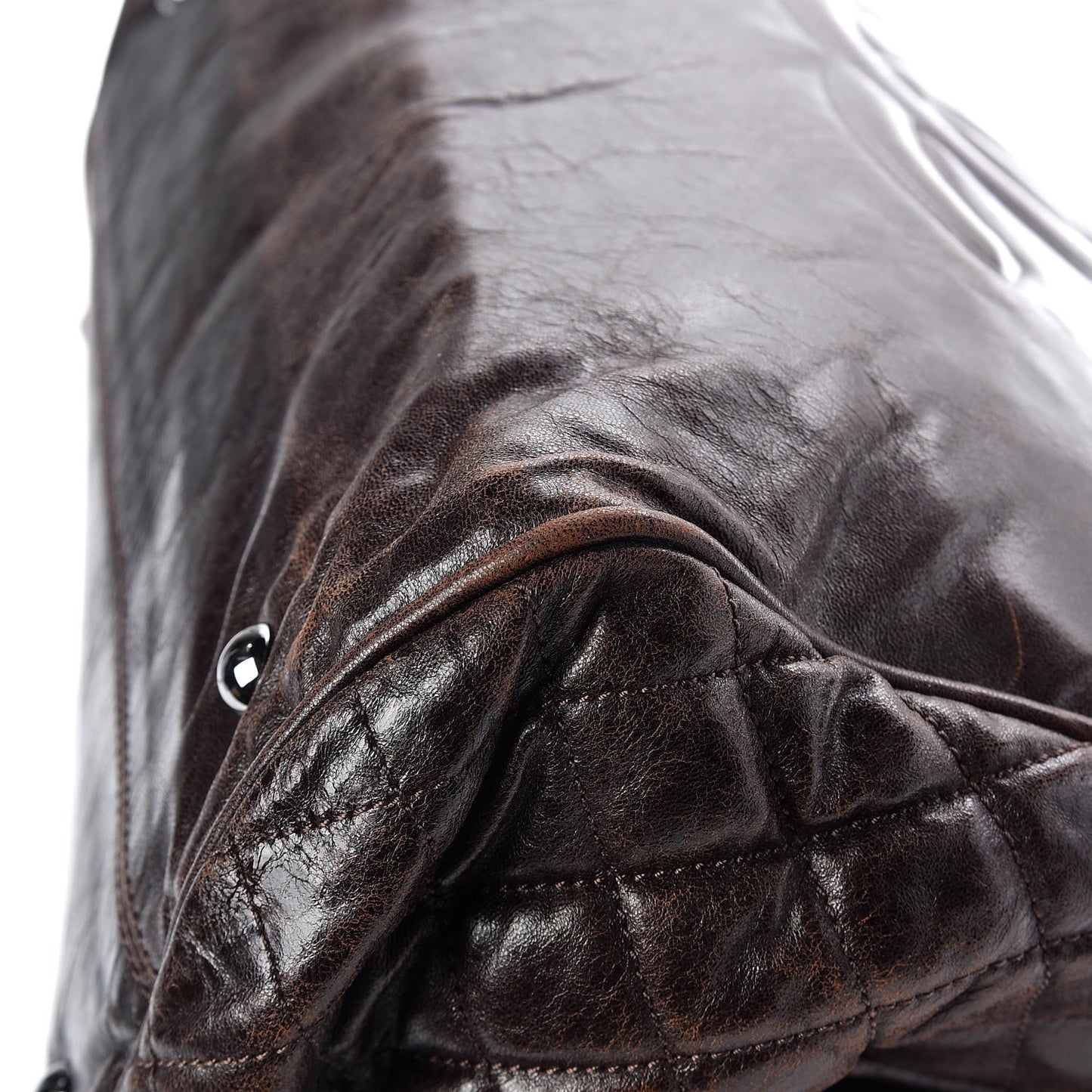 Calfskin Medium Perfect Day Tote Dark Brown