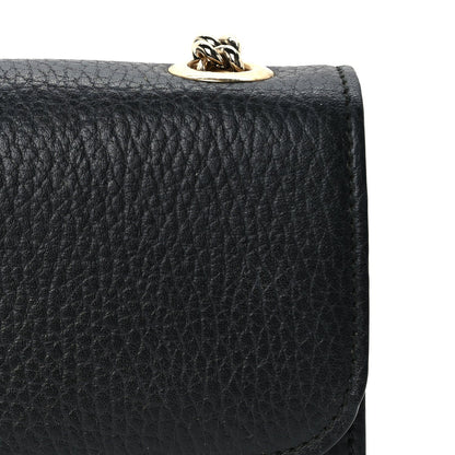 Gucci Dollar Calfskin Small Interlocking G Shoulder Bag Black 6 of 8