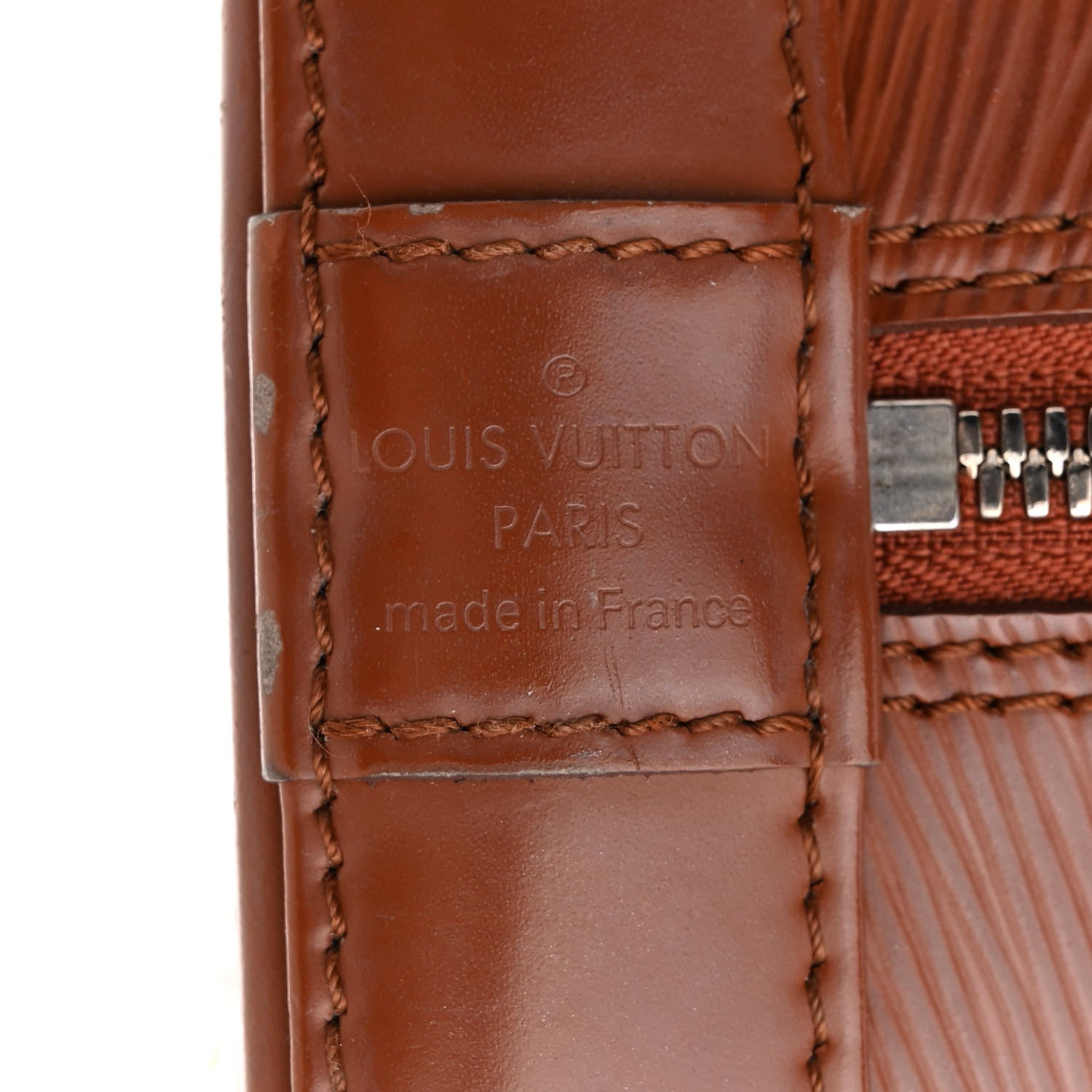 Louis Vuitton Epi Alma PM Cacao 6 of 19