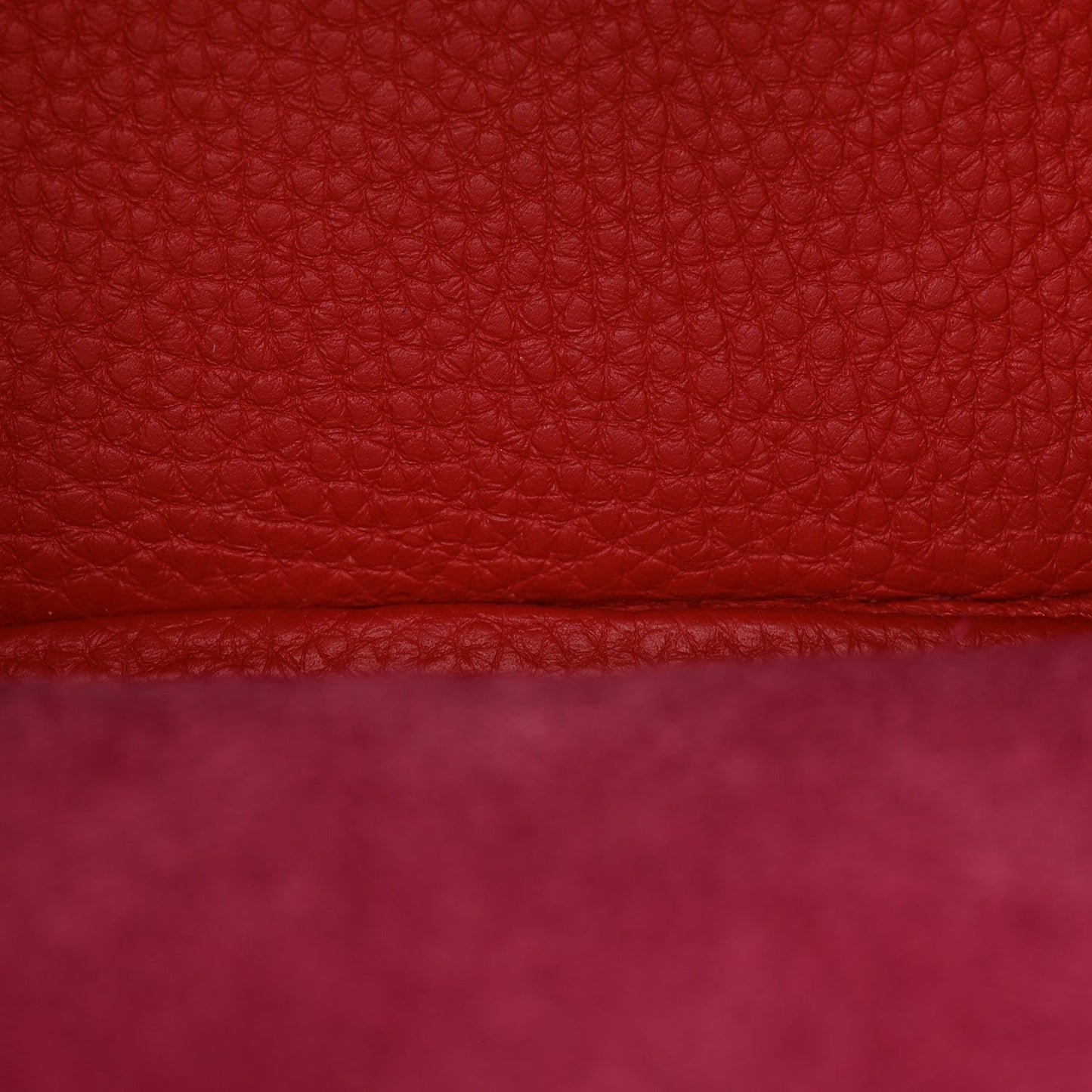 Taurillon Clemence Tri-Color Picotin Lock 18 PM Rose Extreme Rose Mexico Rouge De Coeur