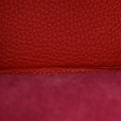 Hermes Taurillon Clemence Tri-Color Picotin Lock 18 PM Rose Extreme Rose Mexico Rouge De Coeur 4 of 9