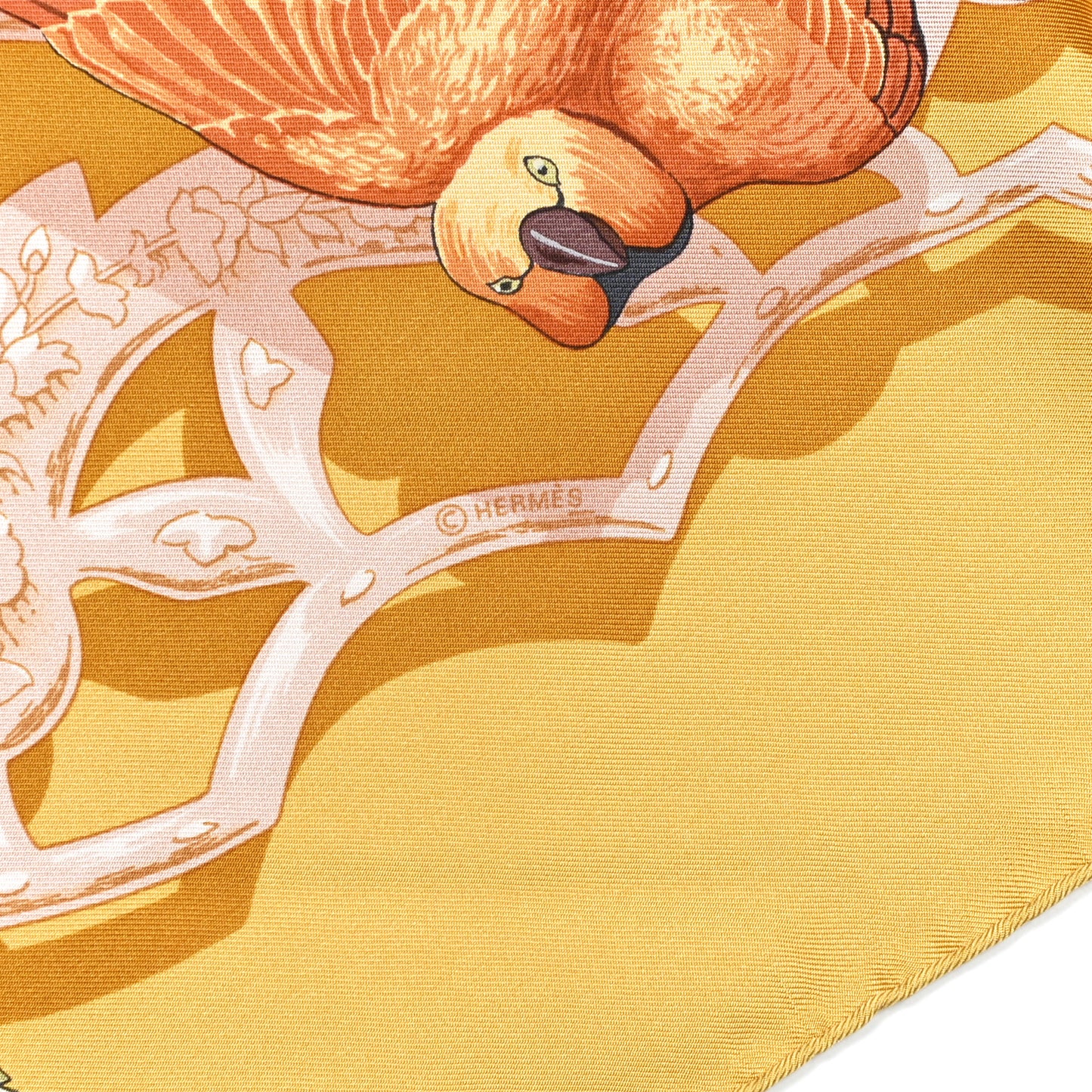 Silk Oiseaux De L’Inde Et De L’Himalaya 90 Scarf