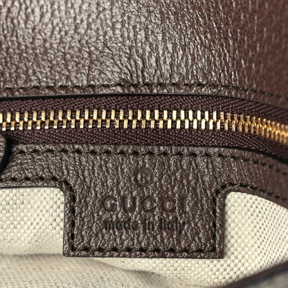 Gucci GG Supreme Monogram Textured Dollar Calfskin Blondie Chain Shoulder Flap Bag Beige Ebony New Acero 5 of 8
