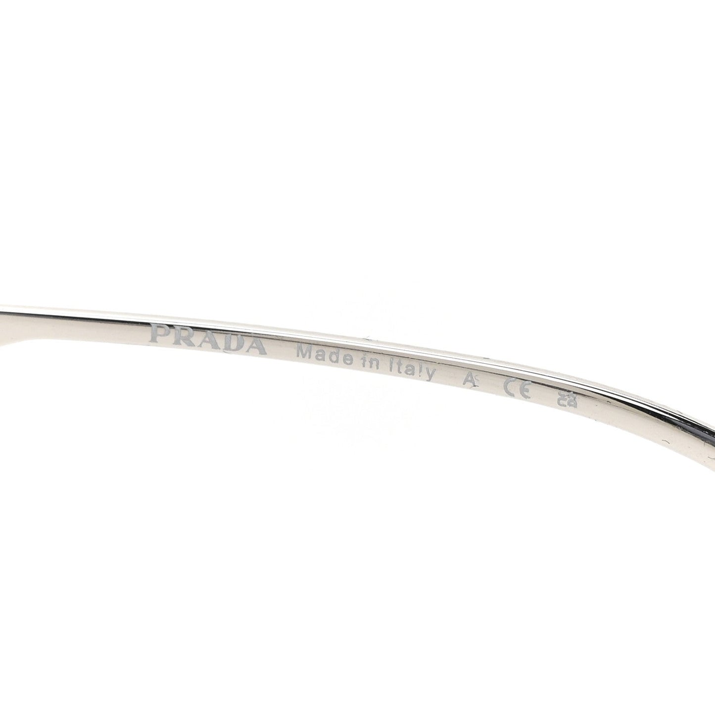 Metal Symbole Triangle Logo Sunglasses SPR57Y Smoky Grey