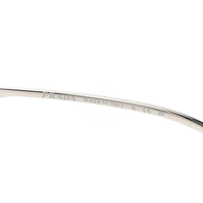 Prada Metal Symbole Triangle Logo Sunglasses SPR57Y Smoky Grey 7 of 7