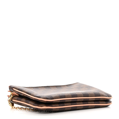 Louis Vuitton Damier Ebene Double Zip Pochette 4 of 18