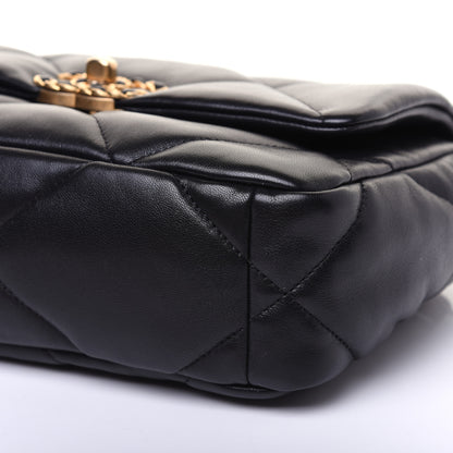 Chanel Lambskin Quilted Medium 19 Flap Black 7 of 16