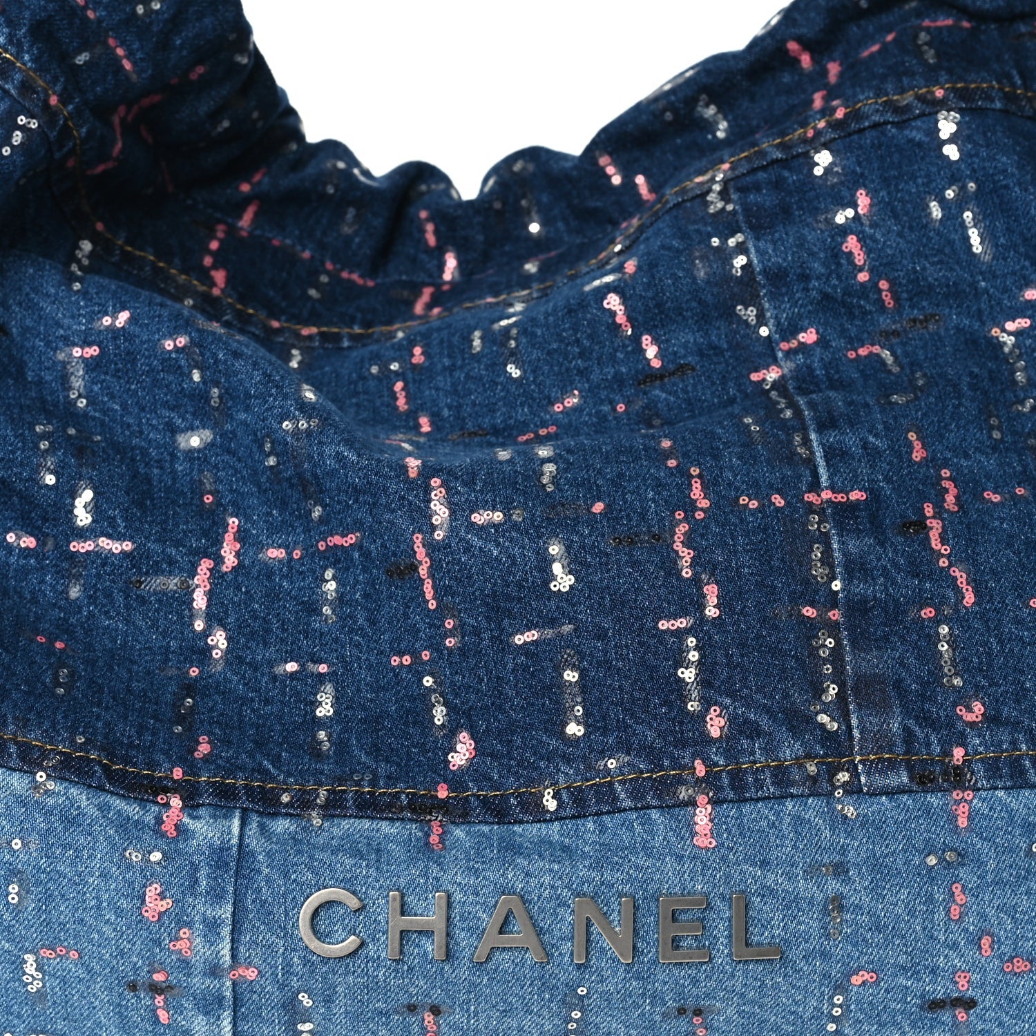 Chanel Denim Sequin  22 Blue 7 of 9