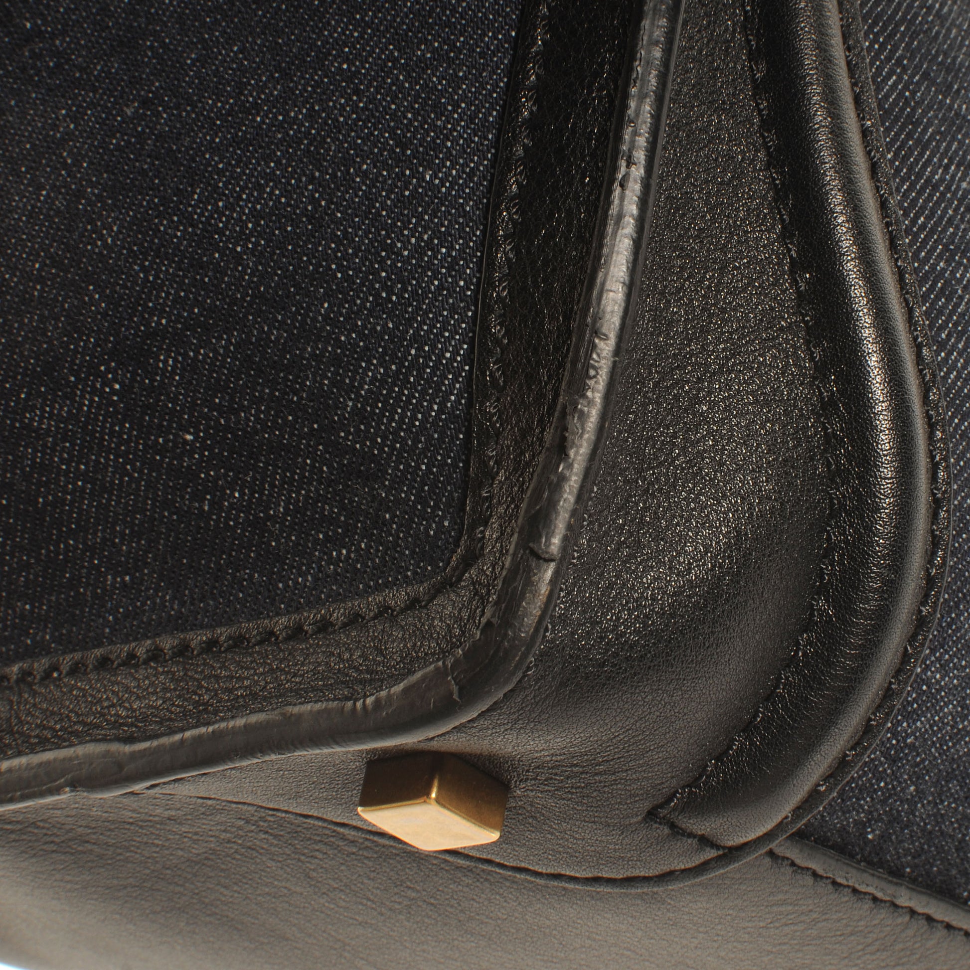 Celine Denim Mini Luggage Navy Black 8 of 8