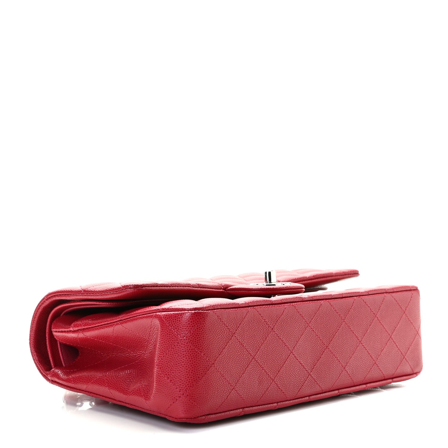 Chanel Caviar Quilted Medium Double Flap Red 5 of 11