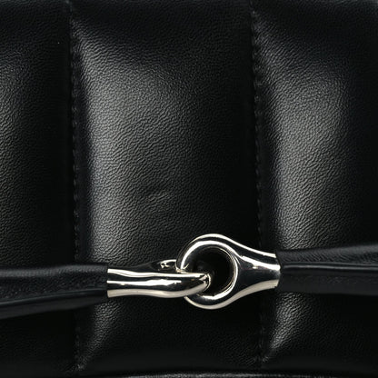 Gucci Nappa Vertical Matelasse Medium Maxi Horsebit Chain Shoulder Bag Black 6 of 8
