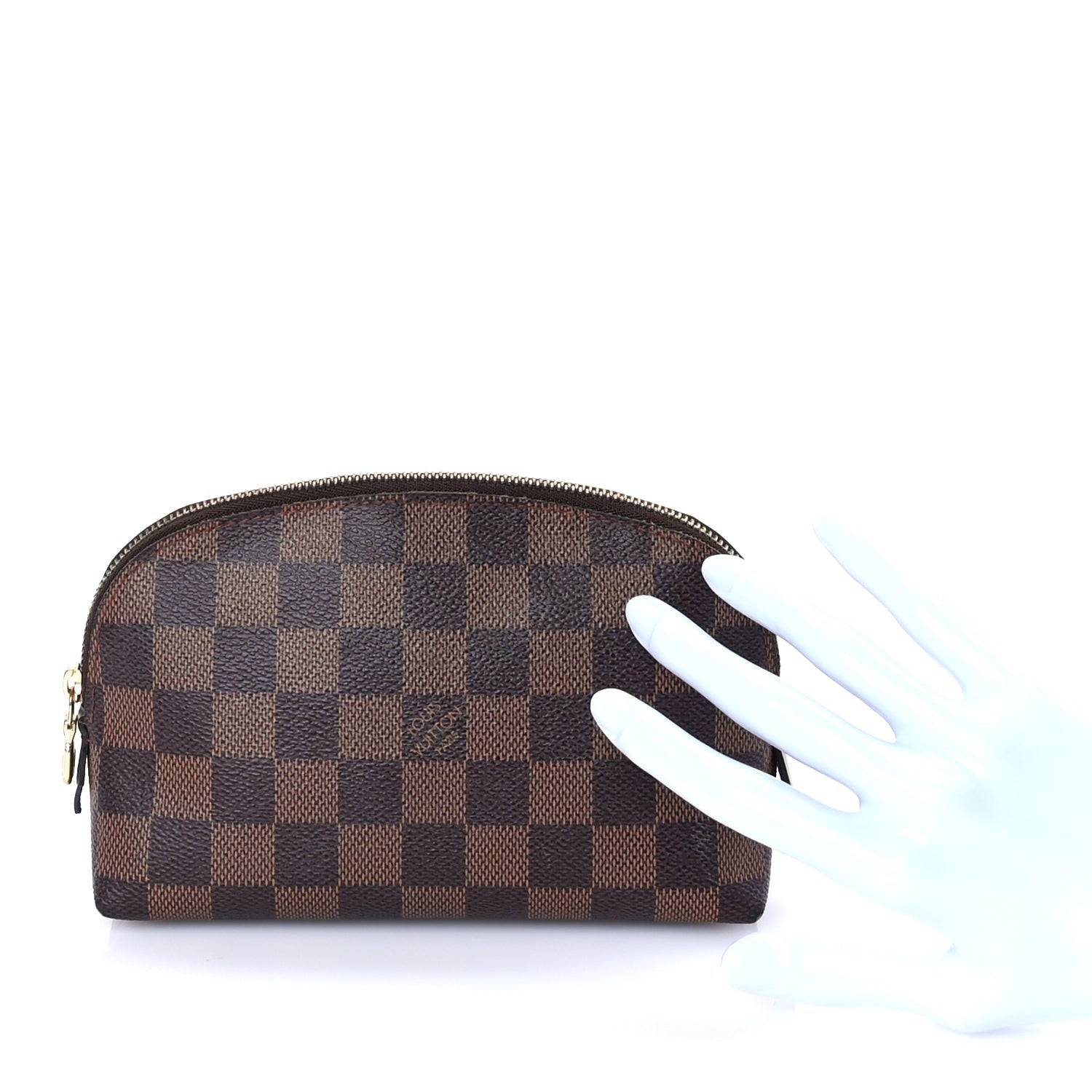 Louis Vuitton Damier Ebene Cosmetic Pouch Brown 2 of 7