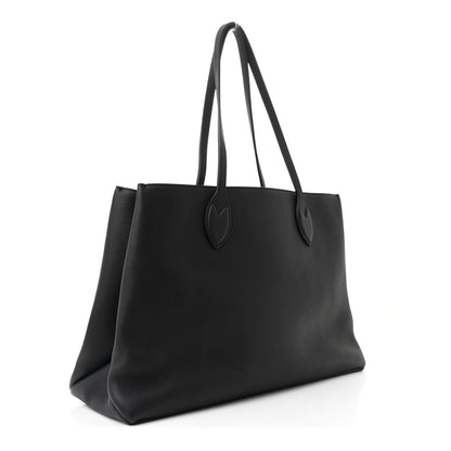 Louis Vuitton Grained Calfskin Lockme Shopper Black 3 of 7