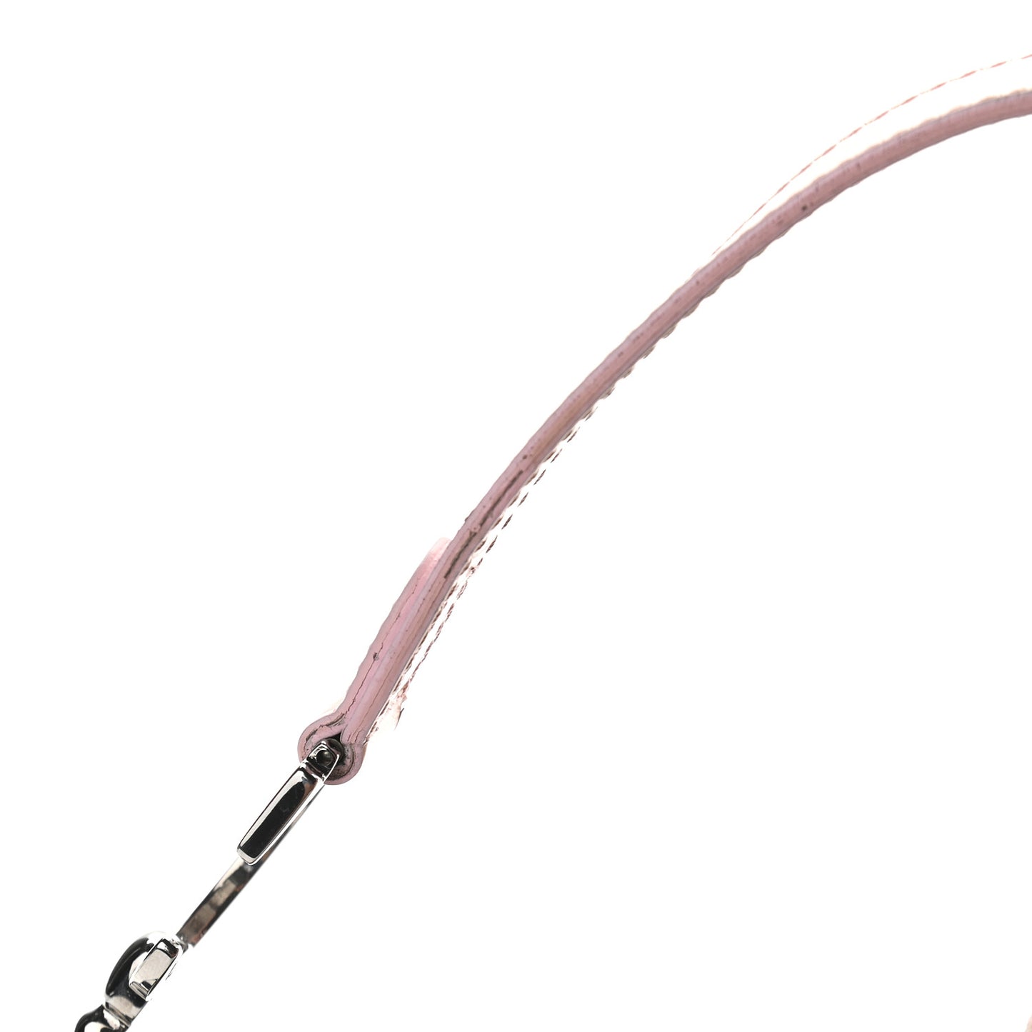 Patent Denim Jeans Saddle Bag Grey Pink