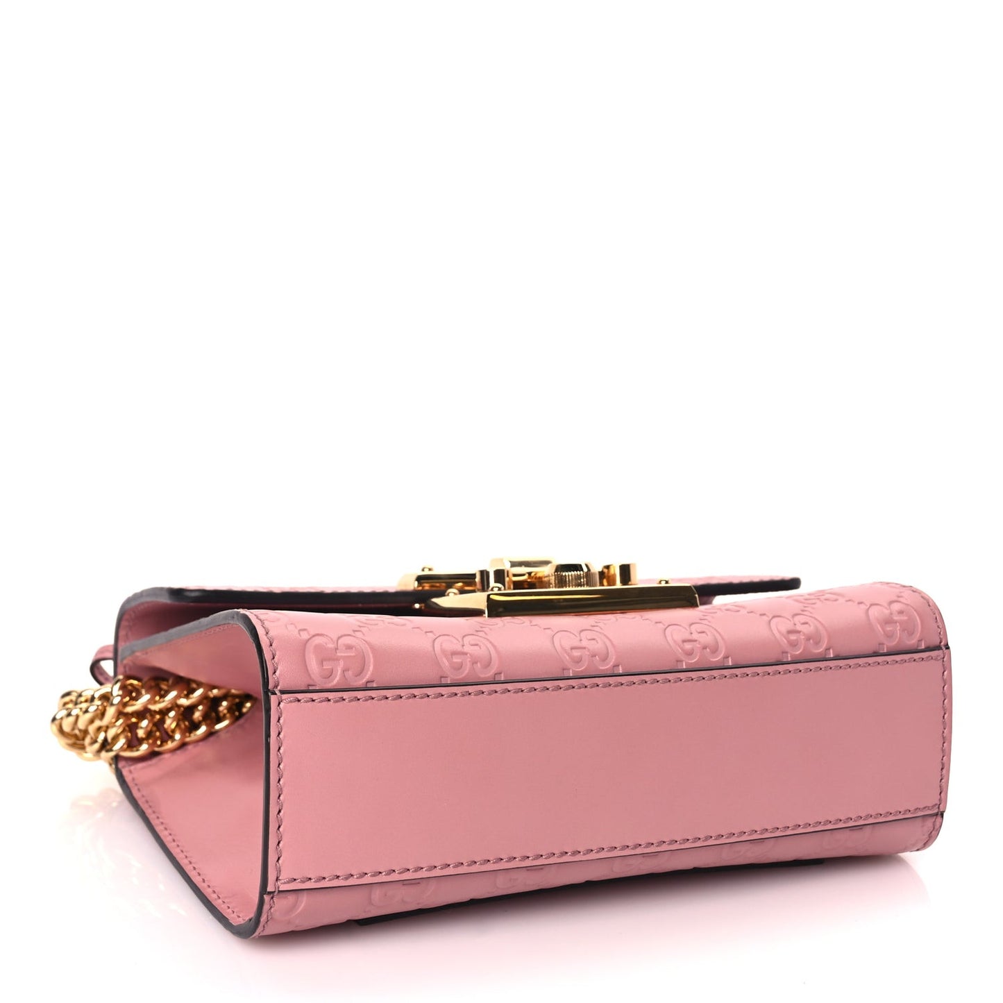 ssima Small Padlock Shoulder Bag Rose Baby Candy