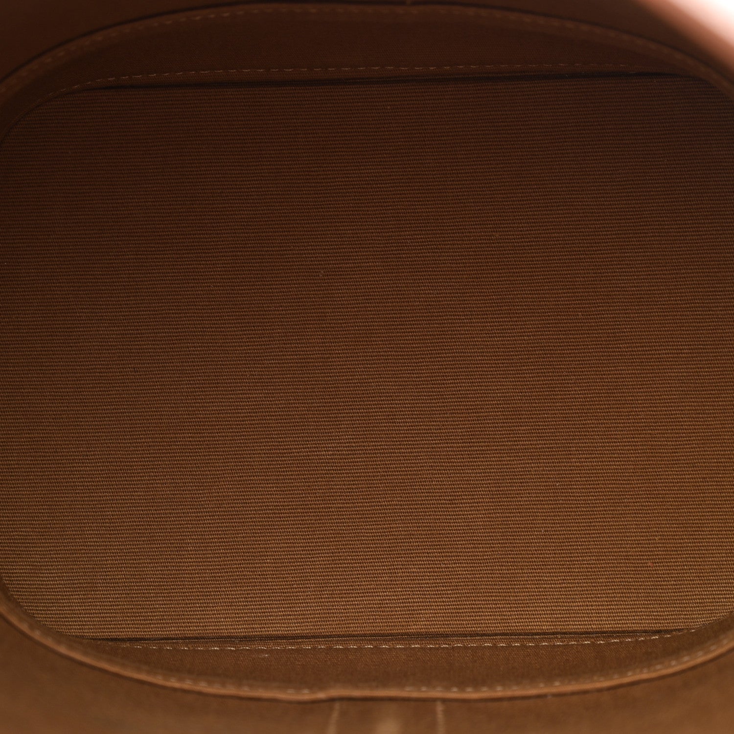 Celine Triomphe Canvas Calfskin Small Bucket Bag Tan 5 of 11