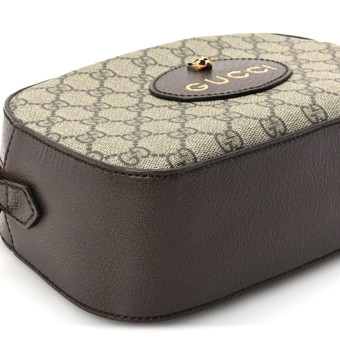 GG Supreme Monogram Web Neo Vintage Shoulder Bag New Acero Crop
