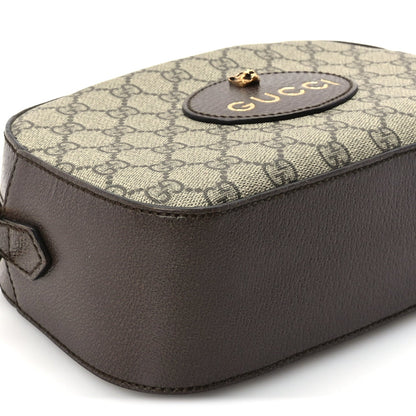 Gucci GG Supreme Monogram Web Neo Vintage Shoulder Bag New Acero Crop 7 of 8