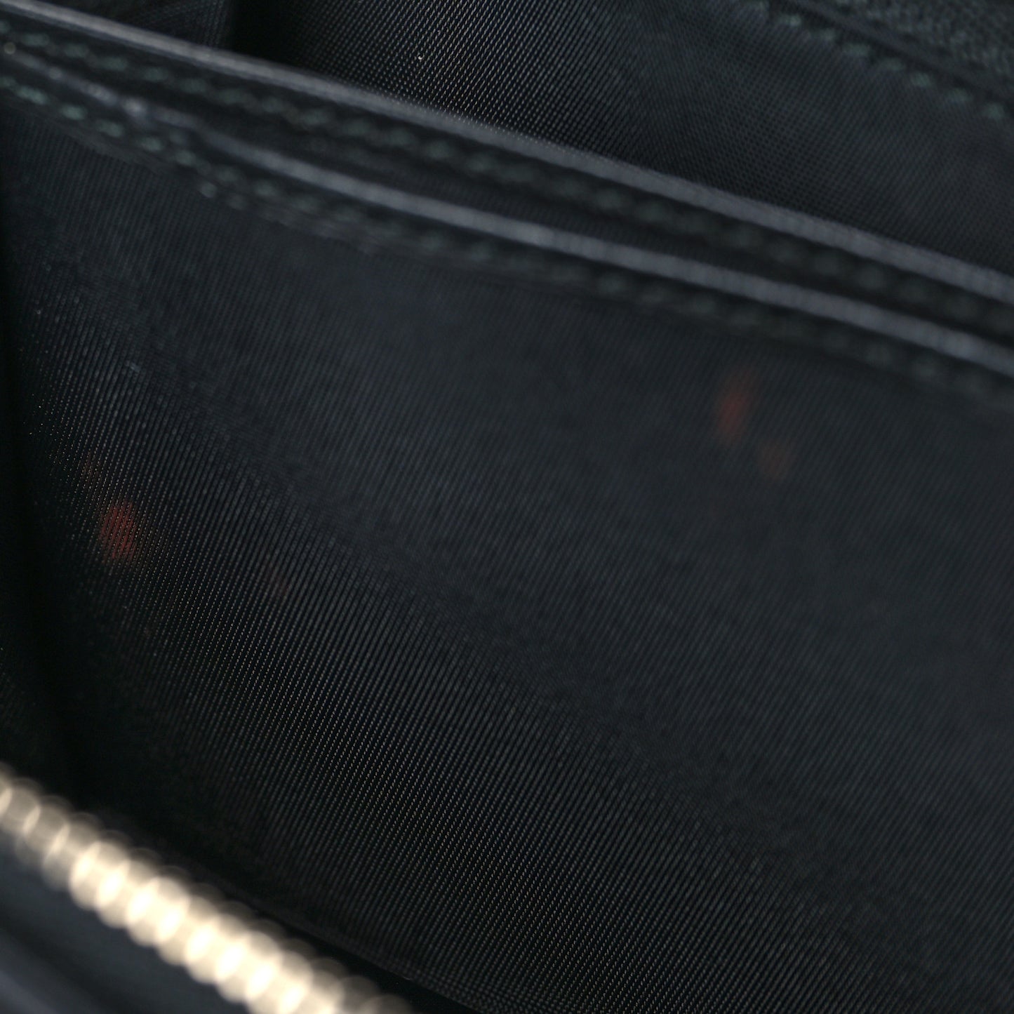 Lambskin Cannage Miss Dior Chain Wallet Black