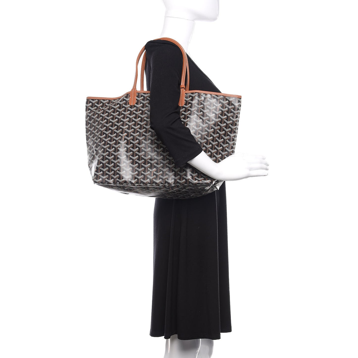 Goyardine Saint Louis PM Black Gold