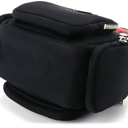 Prada Tessuto Nylon Pocket Top Handle Cargo Bag  Black Fuoco 8 of 8