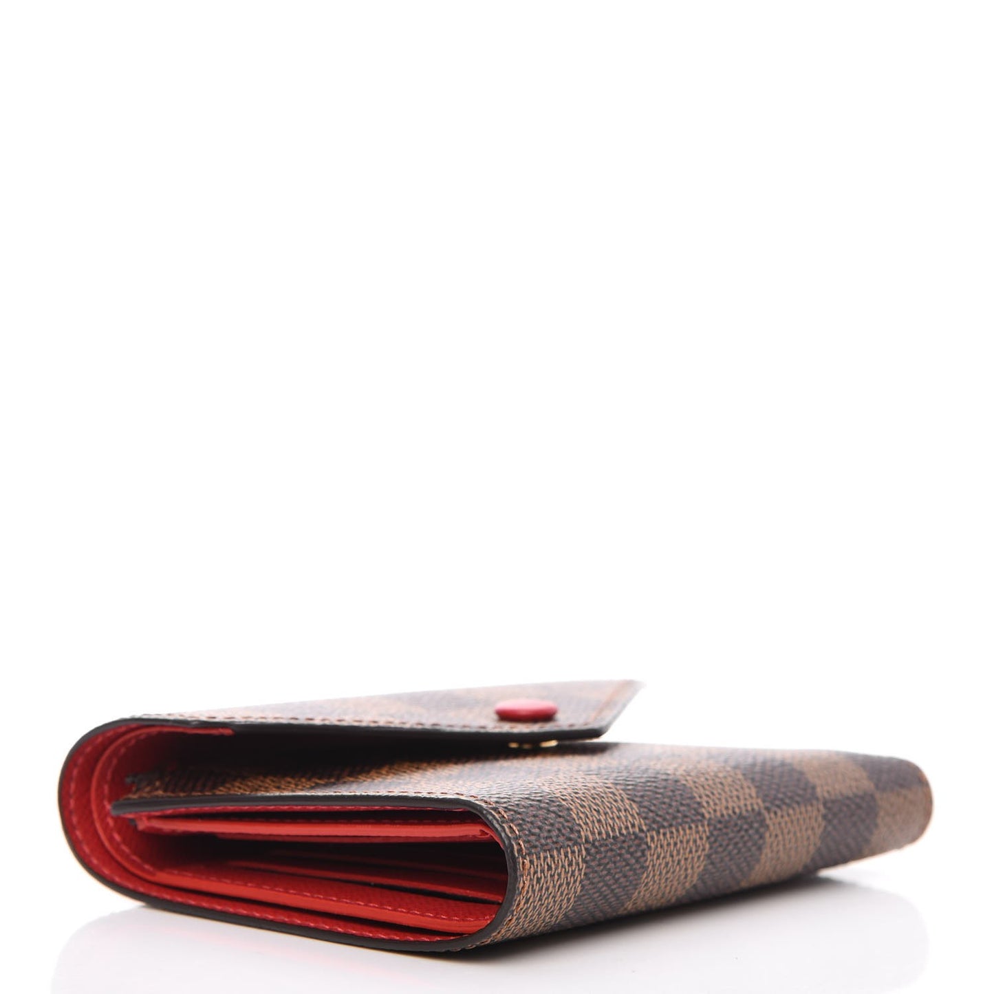 Damier Ebene Victorine Wallet Red