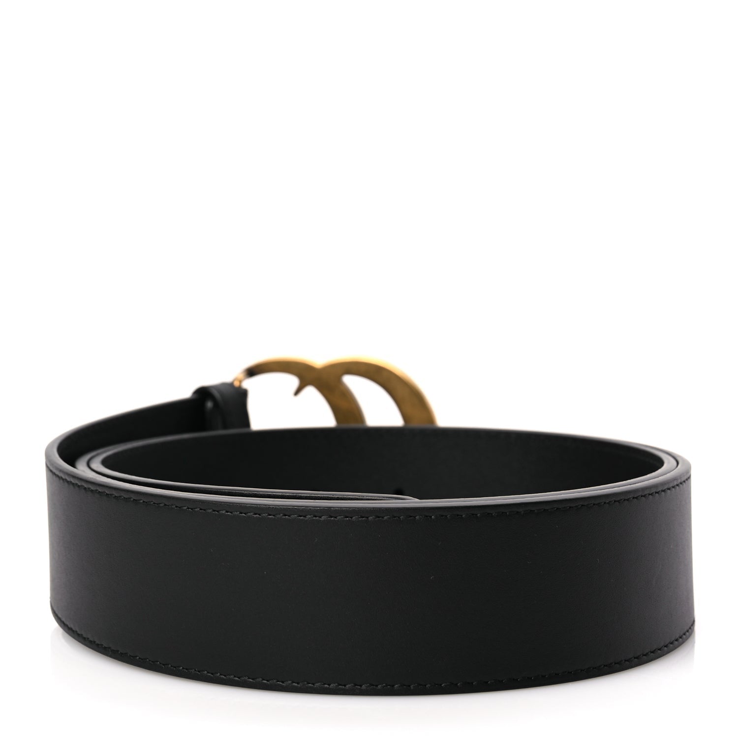 Gucci Calfskin Double G 40mm Belt 105 42 Black 2 of 5
