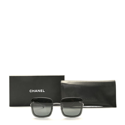 Chanel Chain Square Sunglasses 4244 Black 6 of 6