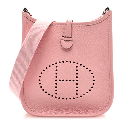 Hermes Taurillon Clemence Evelyne TPM Rose Sakura 1 of 9