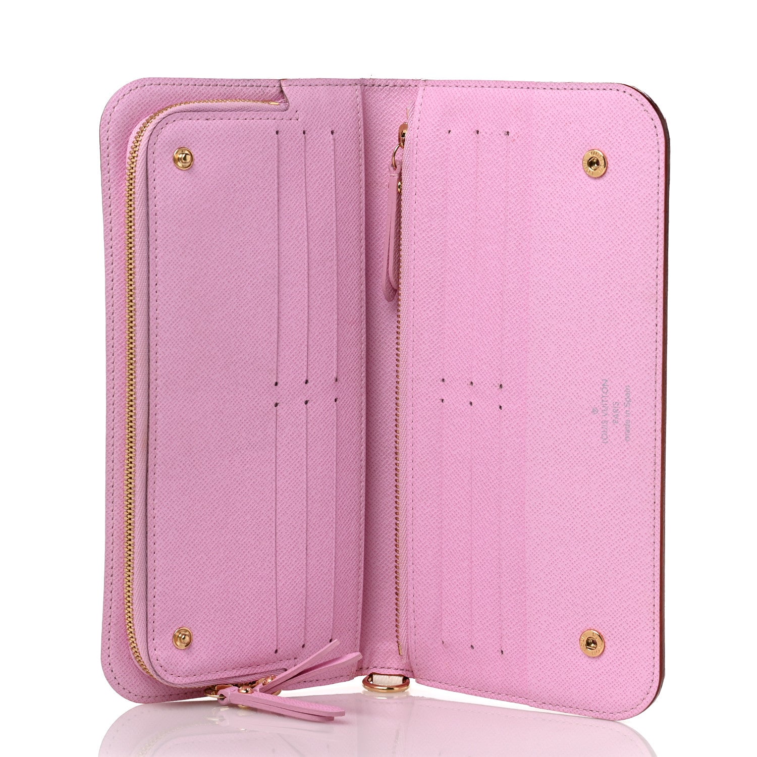 Louis Vuitton Monogram Multicolor Insolite Wallet White Litchi 5 of 9