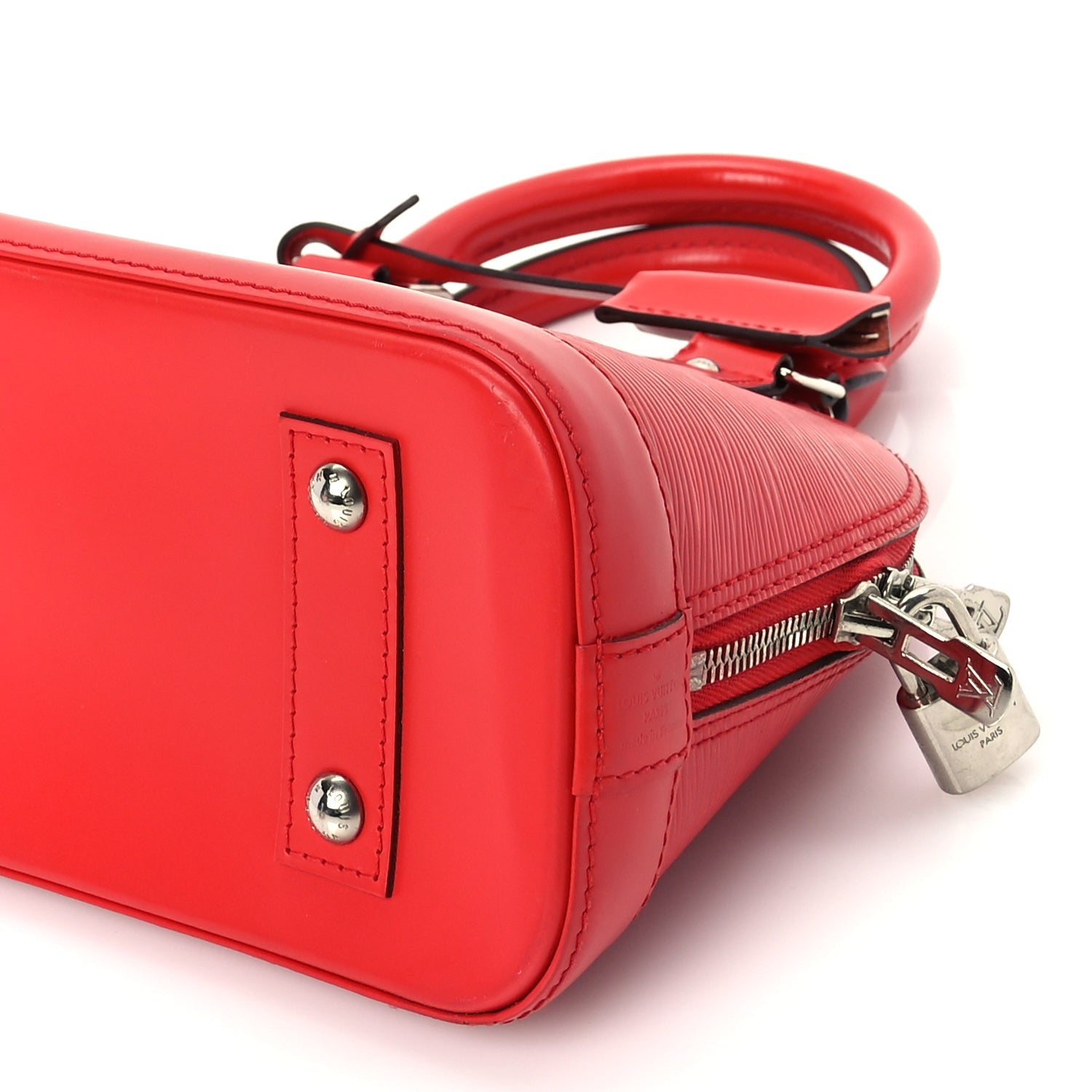 Louis Vuitton Epi Alma BB Castillan Red 8 of 8