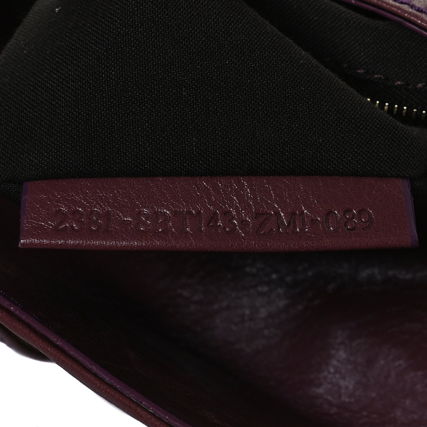 Vitello Acqua Maxi Baguette Shoulder Bag Malva