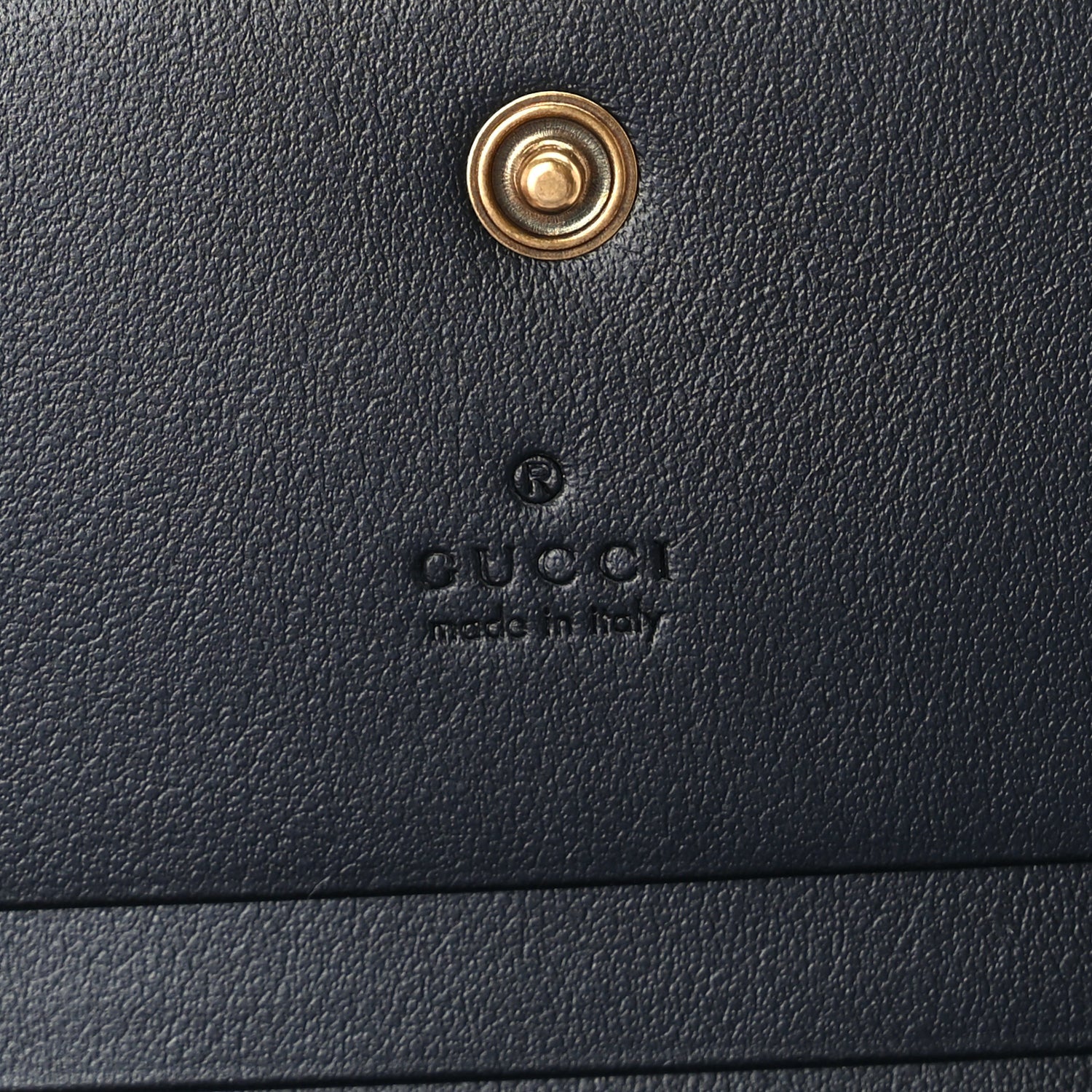 Gucci Calfskin Matelasse GG Marmont Card Case Wallet Black 6 of 7