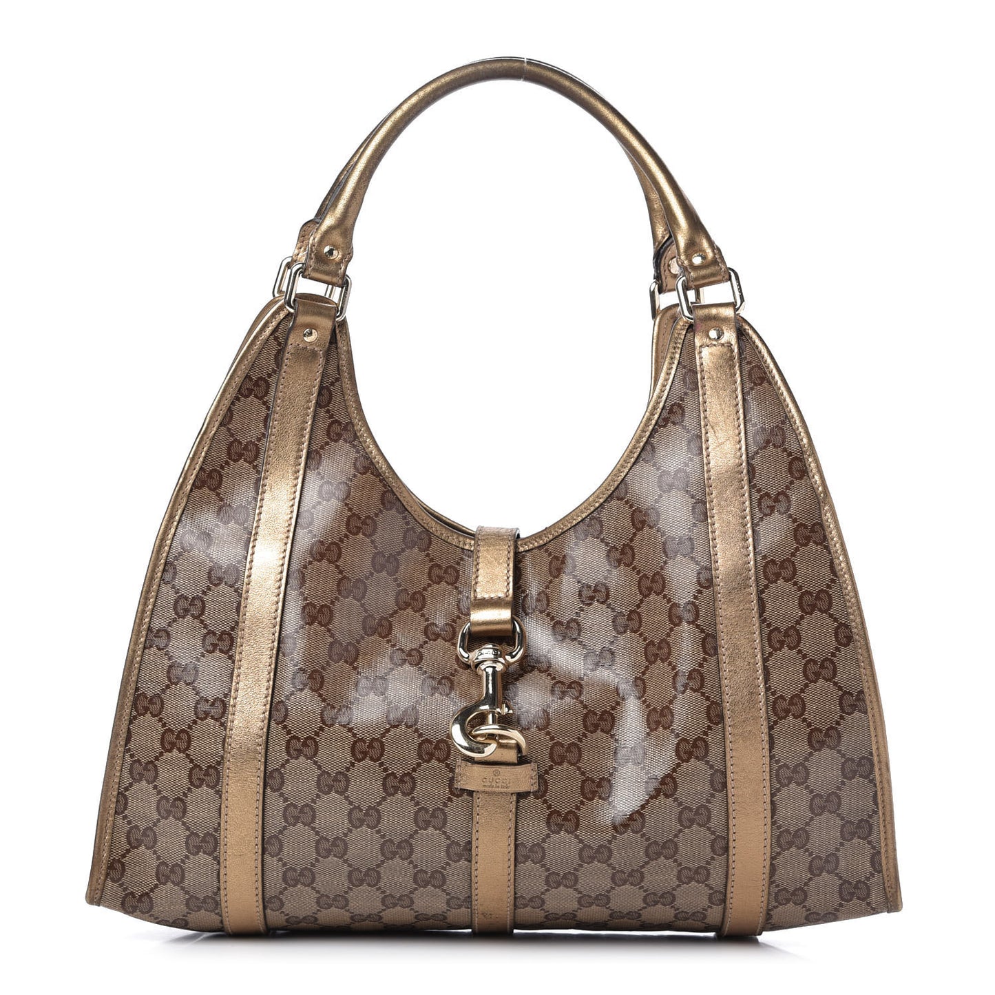 Crystal Monogram Medium Joy Shoulder Bag Bronze